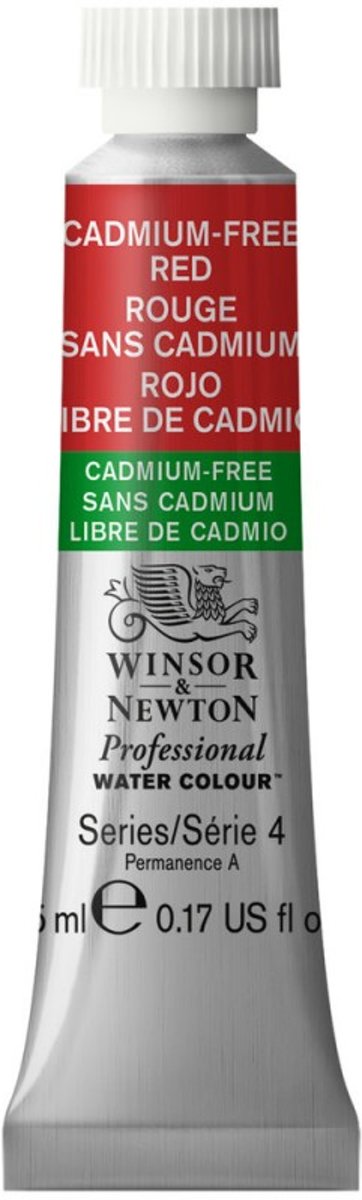 W&N Professional Aquarelverf 5ml | Cadmium-Free Red